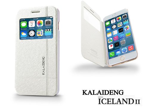 Apple iPhone 6 Plus flipes tok - Kalaideng Iceland 2 Series View Cover - white