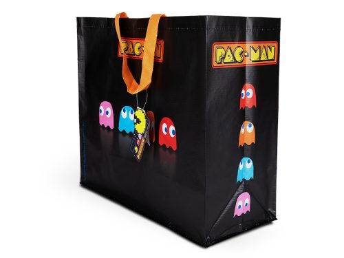 Konix Pac-Man fekete Bevásárló táska