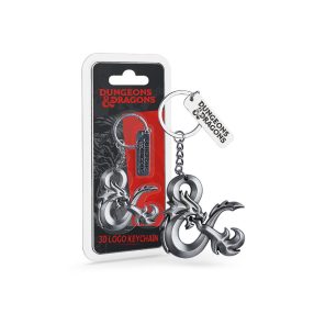   Konix Dungeons & Dragons "3D Logo" Fém Kulcstartó