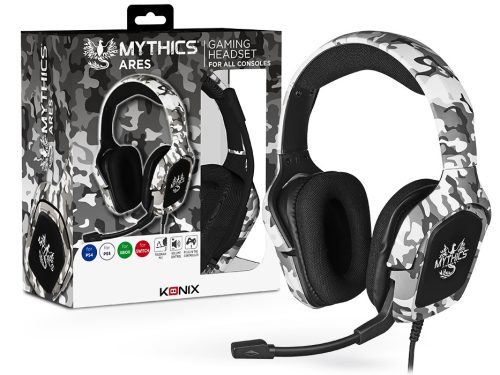 Mythics Ares camouflage vezetékes headset