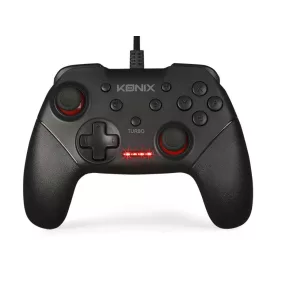 Mythics Nintendo Switch/PC fekete vezetékes kontroller