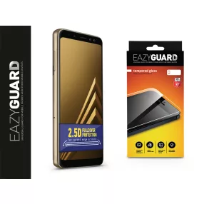   Samsung A530F Galaxy A8 (2018) gyémántüveg képernyővédő fólia - Diamond Glass 2.5D Fullcover - fekete