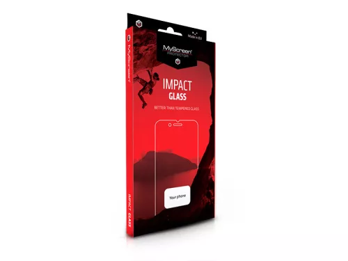 Samsung G973U Galaxy S10 edzett üveg képernyővédő fólia - MyScreen Protector Impact Glass Edge hajlított 3D Fullcover - fekete