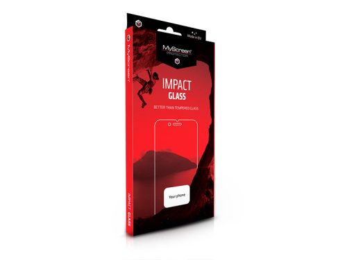Samsung G975U Galaxy S10+ edzett üveg képernyővédő fólia - MyScreen Protector Impact Glass Edge hajlított 3D Fullcover - fekete