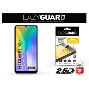   Huawei Y6p/Honor 9A gyémántüveg képernyővédő fólia - Diamond Glass 2.5D Fullcover - fekete