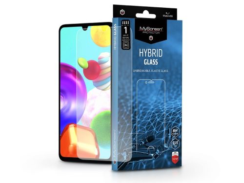 Samsung A415F Galaxy A41 rugalmas üveg képernyővédő fólia - MyScreen Protector Hybrid Glass - transparent