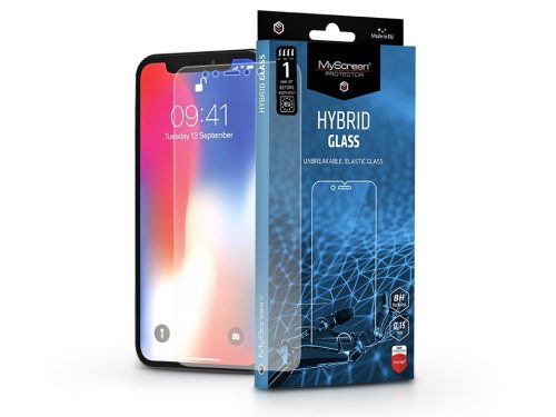 Apple iPhone X/XS/11 Pro rugalmas üveg képernyővédő fólia - MyScreen Protector Hybrid Glass - transparent