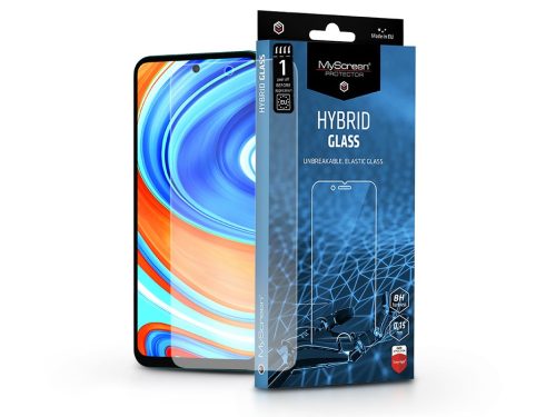 Xiaomi Redmi Note 9 Pro/Note 9S/Mi 10T Lite rugalmas üveg képernyővédő fólia - MyScreen Protector Hybrid Glass - transparent