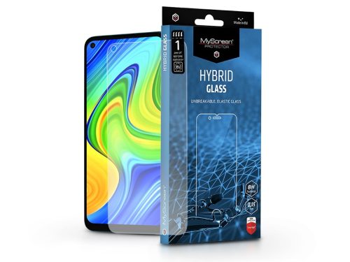 Xiaomi Redmi Note 9/Redmi Note 9T/Redmi 10X 4G rugalmas üveg képernyővédő fólia - MyScreen Protector Hybrid Glass - transparent