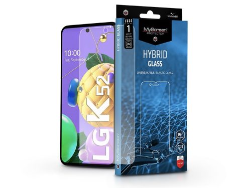 LG K42/K52/K62 rugalmas üveg képernyővédő fólia - MyScreen Protector Hybrid Glass - transparent
