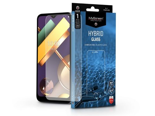 LG K22 LM-K200E rugalmas üveg képernyővédő fólia - MyScreen Protector Hybrid    Glass - átlátszó