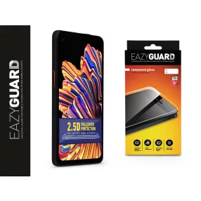   Samsung G715FN Galaxy Xcover Pro gyémántüveg képernyővédő fólia - Diamond Glass 2.5D Fullcover - fekete