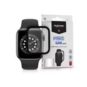   Apple Watch Series 6/SE (40 mm) üveg képernyővédő fólia - MyScreen Protector Hybrid Glass Edge 3D - 1 db/csomag - fekete