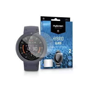   Amazfit Verge Lite rugalmas üveg képernyővédő fólia - MyScreen Protector Hybrid Glass - 2 db/csomag - átlátszó