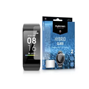   Xiaomi Mi Smart Band 4C rugalmas üveg képernyővédő fólia - MyScreen Protector   Hybrid Glass - 2 db/csomag - átlátszó