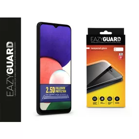   Samsung A226B Galaxy A22 5G gyémántüveg képernyővédő fólia - Diamond Glass 2.5D Fullcover - fekete