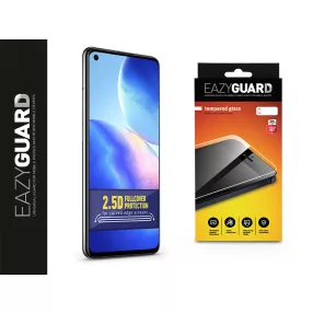  Oppo Reno5 5G/Reno5 Z 5G gyémántüveg képernyővédő fólia - Diamond Glass 2.5D Fullcover - fekete