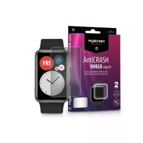   Huawei Watch Fit ütésálló képernyővédő fólia - MyScreen Protector AntiCrash     Shield Edge3D - 2 db/csomag - átlátszó