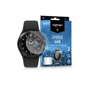   Samsung Galaxy Watch4 (40 mm) rugalmas üveg képernyővédő fólia - MyScreen       Protector Hybrid Glass - 2 db/csomag - átlátszó