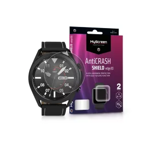   Samsung Galaxy Watch 3 (41 mm) ütésálló képernyővédő fólia - MyScreen Protector AntiCrash Shield Edge3D - 2 db/csomag - átlátszó