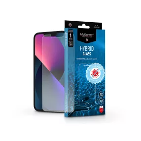   Apple iPhone 13 Mini rugalmas üveg képernyővédő fólia - MyScreen Protector      Hybrid Glass BacteriaFree - átlátszó