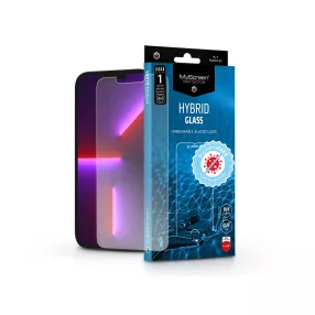   Apple iPhone 13 Pro Max/14 Pro Max/14 Plus rugalmas üveg képernyővédő fólia -   MyScreen Protector Hybrid Glass BacteriaFree - átlátszó