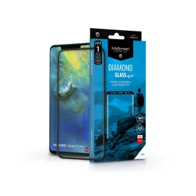   Huawei Mate 20 Pro edzett üveg képernyővédő fólia ívelt kijelzőhöz - MyScreen   Protector Diamond Glass Edge3D - fekete