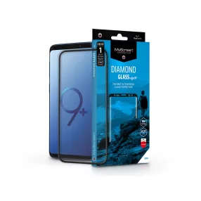   Samsung G965F Galaxy S9 Plus edzett üveg képernyővédő fólia ívelt kijelzőhöz -  MyScreen Protector Diamond Glass Edge3D - fekete