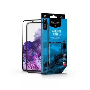   Samsung G985F Galaxy S20+ edzett üveg képernyővédő fólia ívelt kijelzőhöz -     MyScreen Protector Diamond Glass Edge3D - fekete