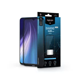   Xiaomi Redmi Note 8 edzett üveg képernyővédő fólia - MyScreen Protector Diamond Glass Lite Edge2.5D Full Glue - fekete