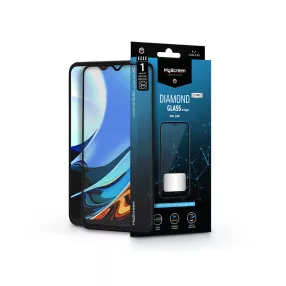   Xiaomi Redmi 9T/Poco M3 edzett üveg képernyővédő fólia - MyScreen Protector     Diamond Glass Lite Edge2.5D Full Glue - fekete