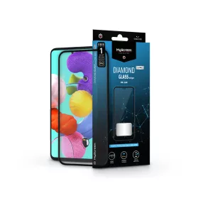   Samsung A515F Galaxy A51 edzett üveg képernyővédő fólia - MyScreen Protector    Diamond Glass Lite Edge2.5D Full Glue - fekete