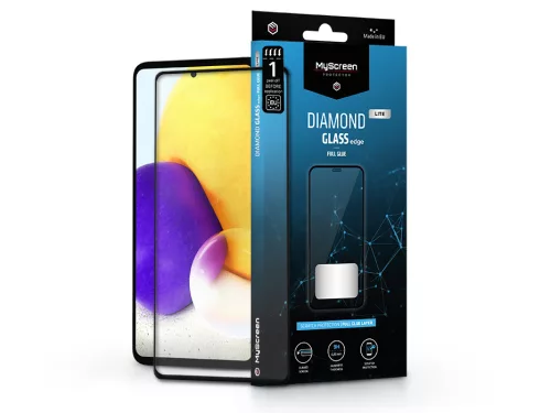 MyScreen Diamond Glass Lite Edge 2.5D Full Glue - Samsung A725F A72/A726B A72 5G üvegfólia