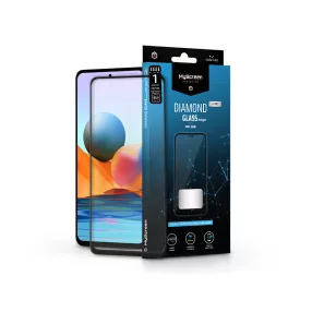   Xiaomi Redmi Note 10 Pro/10 Pro Max edzett üveg képernyővédő fólia - MyScreen   Protector Diamond Glass Lite Edge2.5D Full Glue - fekete