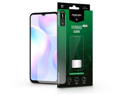 Xiaomi Redmi 9A/9AT/9C rugalmas üveg képernyővédő fólia - MyScreen Protector    Hybrid Glass Lite - átlátszó