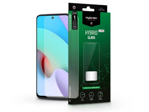 Xiaomi Redmi 10/Redmi 10 Prime rugalmas üveg képernyővédő fólia - MyScreen      Protector Hybrid Glass Lite - átlátszó