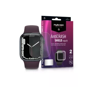   Apple Watch Series 7/Series 8 (45 mm) ütésálló képernyővédő fólia - MyScreen    Protector AntiCrash Shield Edge3D - 2 db/csomag - átlátszó