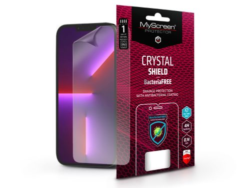 Apple iPhone 13 Pro Max/14 Pro Max/14 Plus képernyővédő fólia - MyScreen        Protector Crystal Shield BacteriaFree - 1 db/csomag - átlátszó