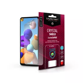   Samsung A217F Galaxy A21s képernyővédő fólia - MyScreen Protector Crystal ShieldBacteriaFree - 1 db/csomag - átlátszó