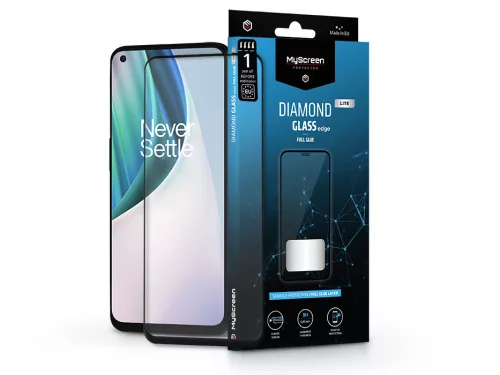 MyScreen Diamond Glass Lite Edge 2.5D Full Glue - OnePlus Nord N10 5G/N200 5G üvegfólia