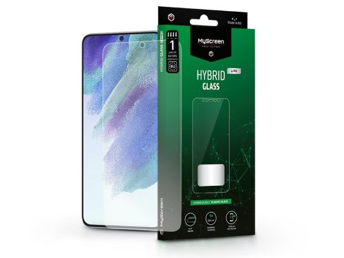 Samsung G990B Galaxy S21 FE 5G rugalmas üveg képernyővédő fólia - MyScreen      Protector Hybrid Glass Lite - átlátszó