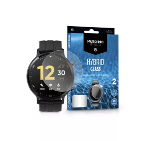   Realme Watch S Pro rugalmas üveg képernyővédő fólia - MyScreen Protector Hybrid Glass - 2 db/csomag - transparent