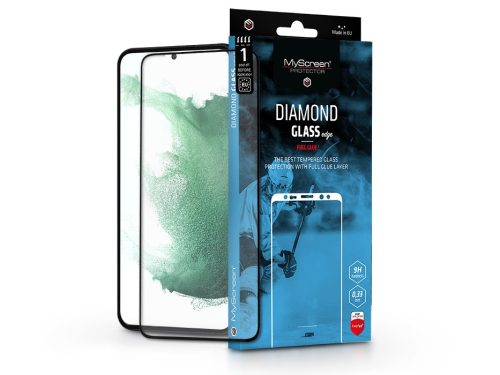 Samsung S906 Galaxy S22+ 5G/Galaxy S23+ edzett üveg képernyővédő fólia -        MyScreen Protector Diamond Glass Edge2.5D Full Glue - fekete