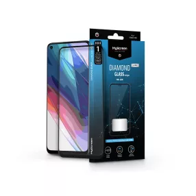   Oppo Reno5 4G/Reno5 5G edzett üveg képernyővédő fólia - MyScreen Protector      Diamond Glass Lite Edge2.5D Full Glue - fekete