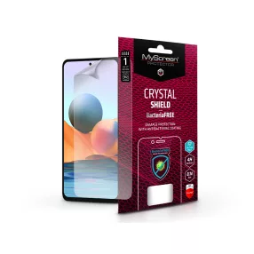   Xiaomi Redmi Note 10 Pro/10 Pro Max képernyővédő fólia - MyScreen Protector     Crystal Shield BacteriaFree - 1 db/csomag - átlátszó