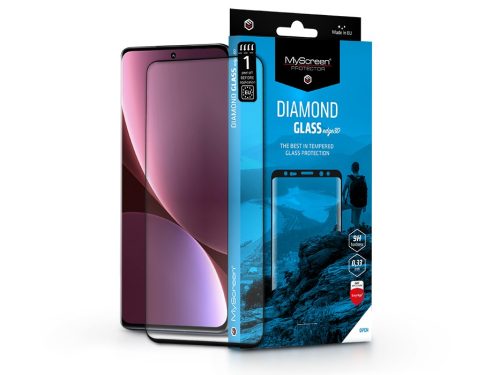 Xiaomi 12 Pro edzett üveg képernyővédő fólia ívelt kijelzőhöz - MyScreen        Protector Diamond Glass Edge3D - fekete