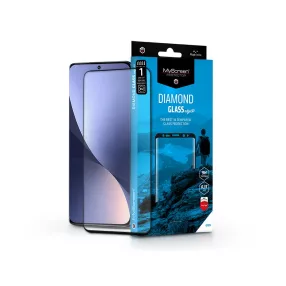   Xiaomi 12/12X edzett üveg képernyővédő fólia ívelt kijelzőhöz - MyScreen        Protector Diamond Glass Edge3D - fekete