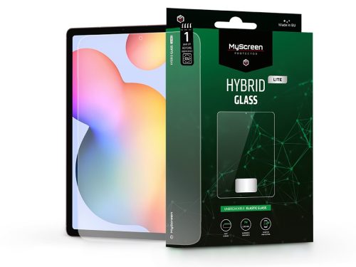 Samsung Galaxy Tab S6 Lite 10.4 rugalmas üveg képernyővédő fólia - MyScreen Protector Hybrid Glass Lite - átlátszó