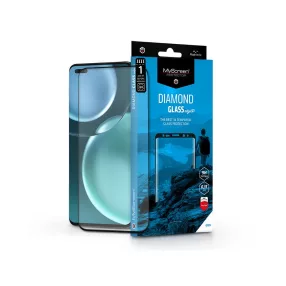   Honor Magic 4/Magic 4 Pro/Magic 4 Ultimate edzett üveg képernyővédő fólia ívelt kijelzőhöz - MyScreen Protector Diamond Glass Edge3D - fekete