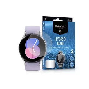   Samsung Galaxy Watch 5 (40 mm) rugalmas üveg képernyővédő fólia - MyScreen      Protector Hybrid Glass - 2 db/csomag - átlátszó